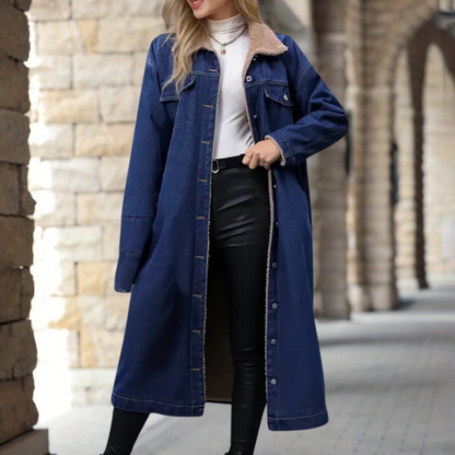 Leichte Damen Denimjacke Winter