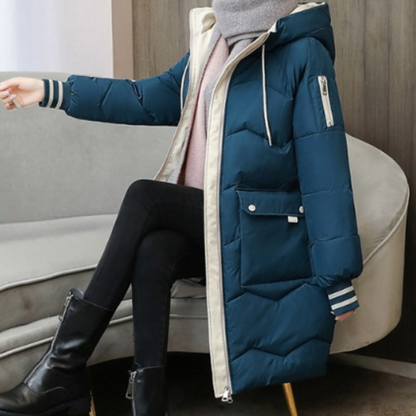 Warme Winterjacke Damen Dick und Fleece
