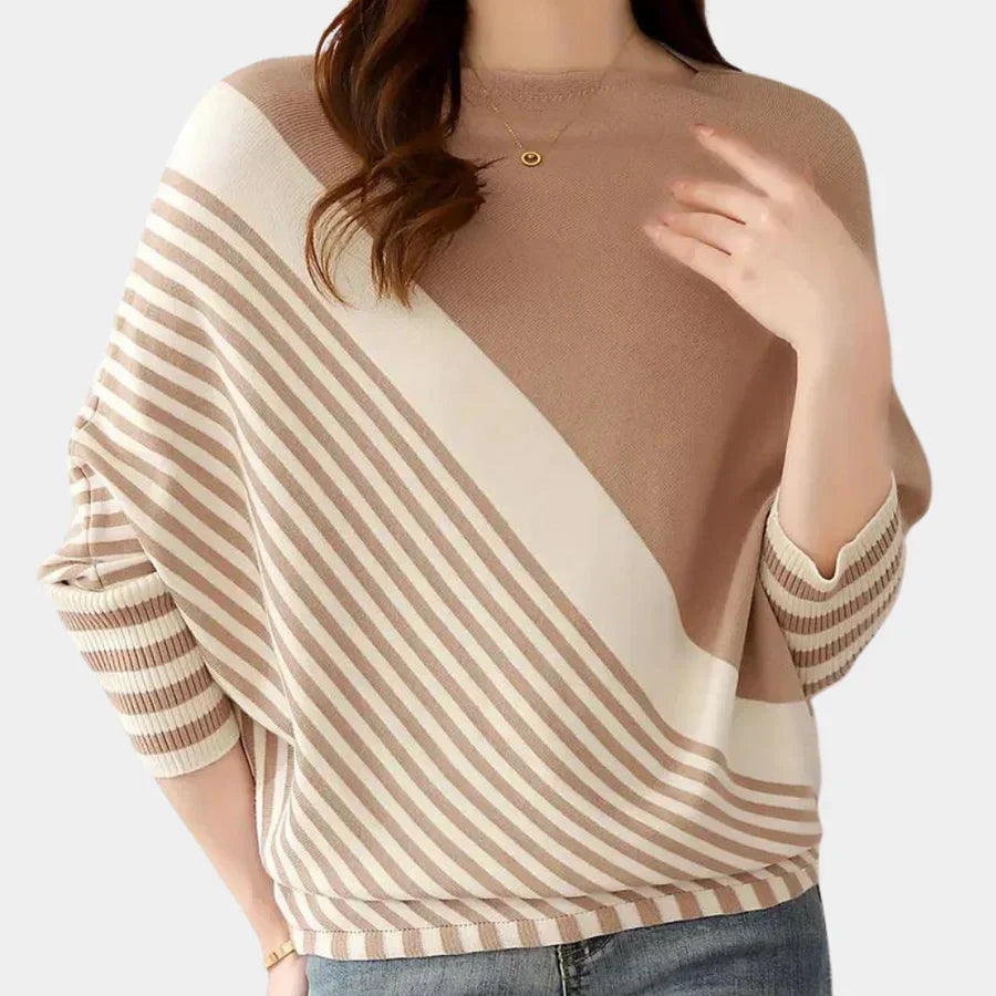 Oleda – Luxus Strickpullover Elegantes Design - IdealeKleiden