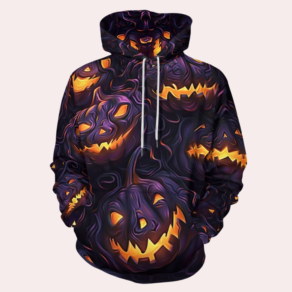 Gruseliger Halloween Hoodie Männer - IdealeKleiden