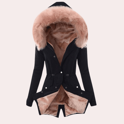 Warme Damenkapuzenpullover Winter