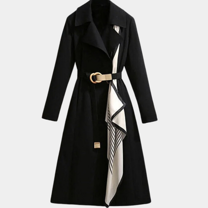 Eleganter Damen Mantel Klassisch Zweireihig