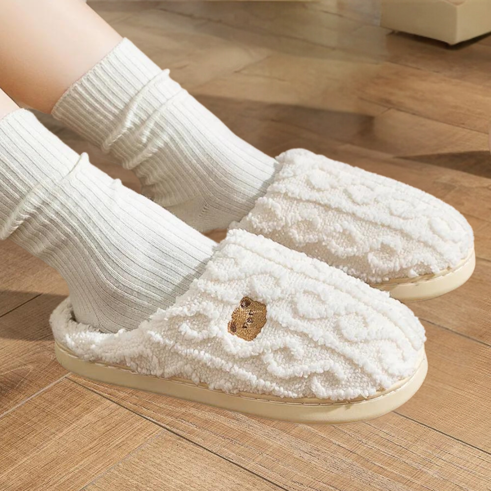 Warme Hausschuhe Winter Bequem Lustig - IdealeKleiden