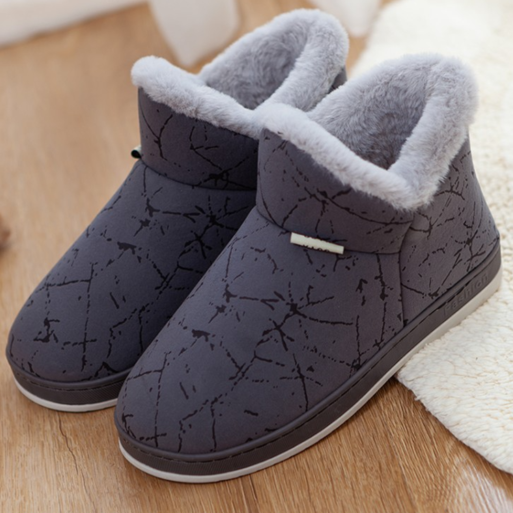Glänzende Damenstiefel Winter Schneeschuhe - IdealeKleiden
