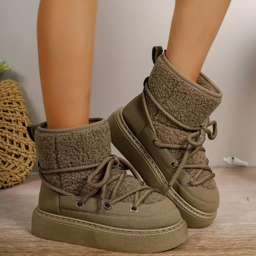 Isolierte Schneestiefel Damen Warm & Bequem