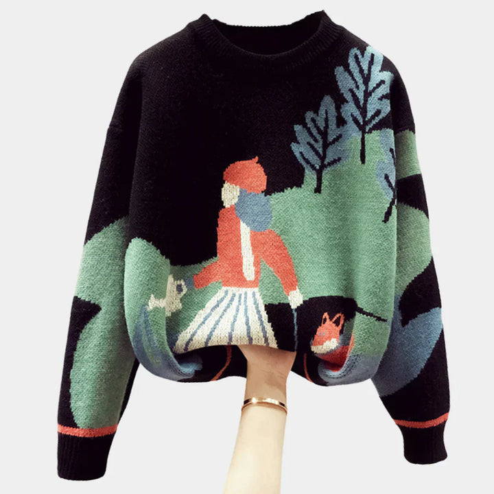 Weicher Strickpullover Damen Luxus Qualität