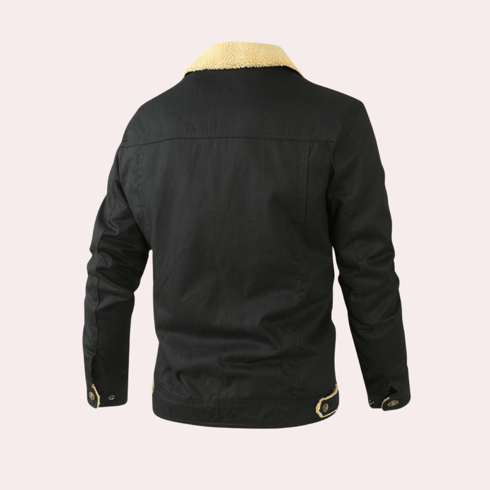 Männer Bomberjacke Retro Stil - IdealeKleiden