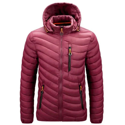 Herren Outdoor Jacke Warm Daunenfilled