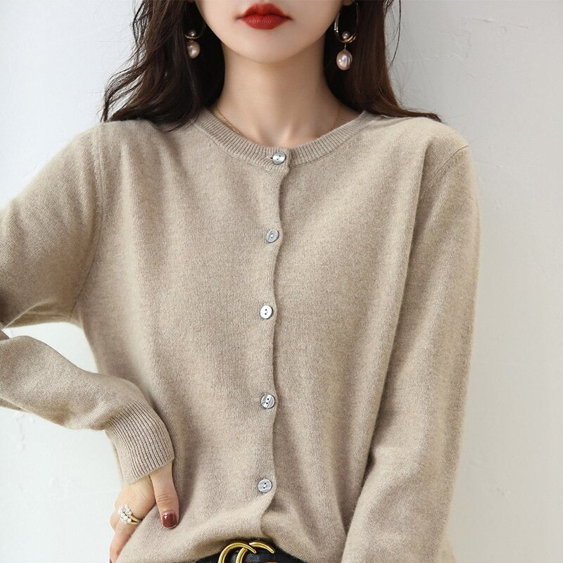 Strickjacke Damen Modern Elegant