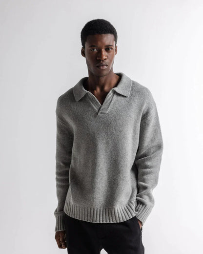 Herren Strickpullover Modern Wollig