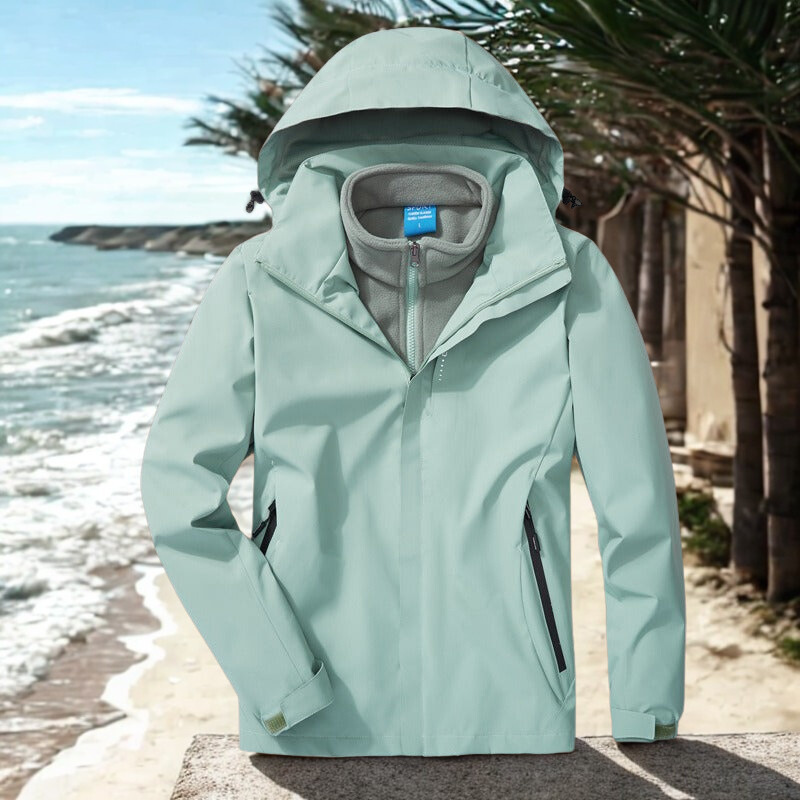 Wasserdichte Outdoor-Jacke 3-in-1 Funktion Fleece-Innenfutter