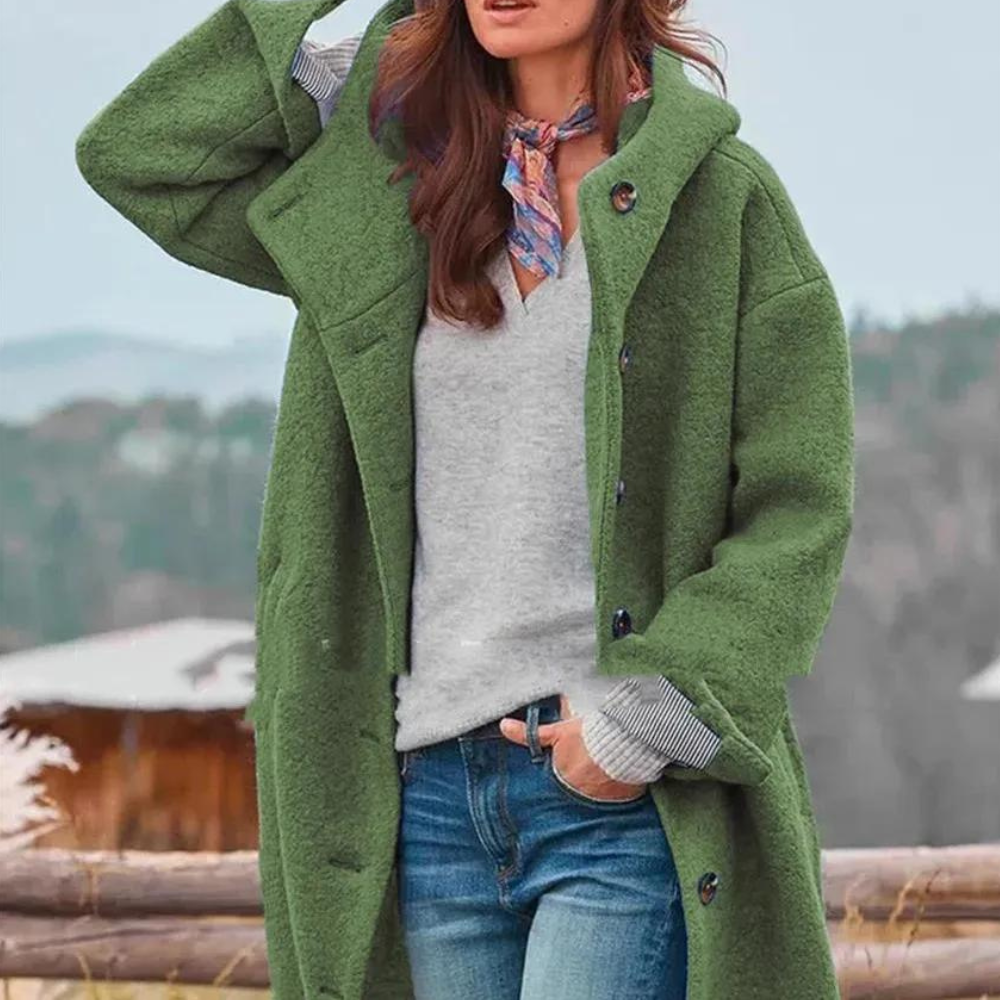 Warme Winterjacke Damen Elegant Plus Size