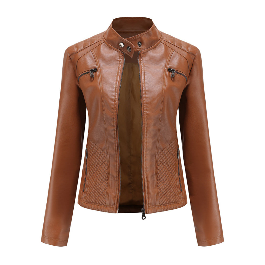 Modische Damenjacke Schulterpolster Design
