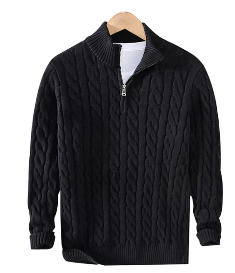 Thomas - Ultrabequemer Wollpullover - IdealeKleiden