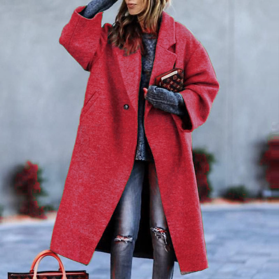 Lange Frauenwinterjacke Warm