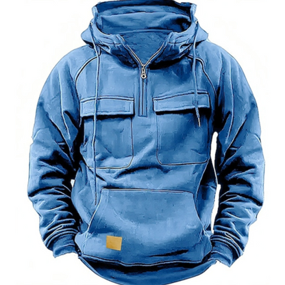 Kapuzenpullover Herren Warm Kuschelig Modern