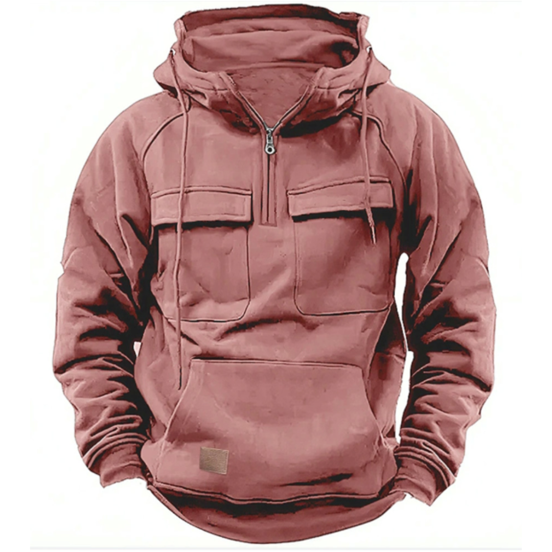 Kapuzenpullover Herren Warm Kuschelig Modern