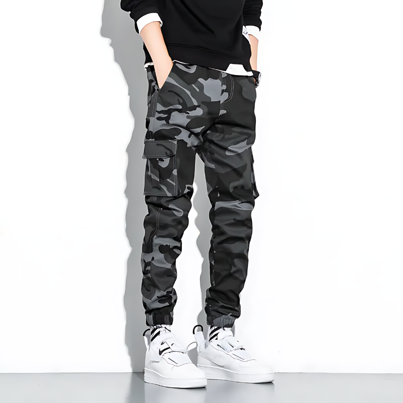 Herren Cargo Jogger Camo SlimFit