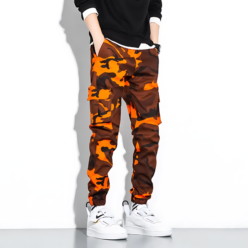 Herren Cargo Jogger Camo SlimFit