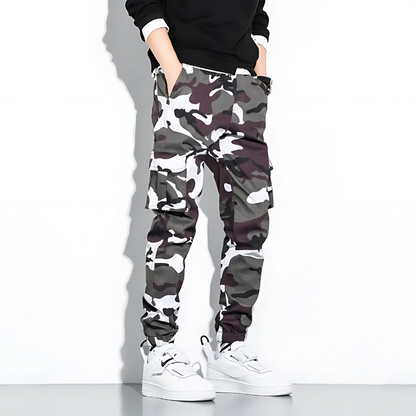 Herren Cargo Jogger Camo SlimFit