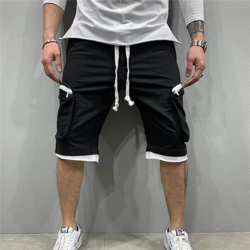 Bequeme Herren Shorts Locker Geschnitten Mit Kordelzug - IdealeKleiden