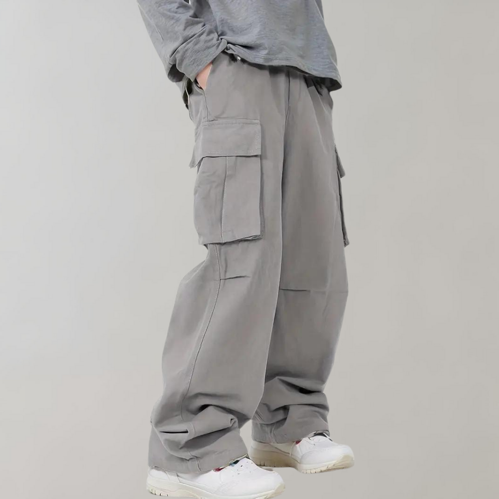 Herren Baggyhose Bequem Lockere Passform