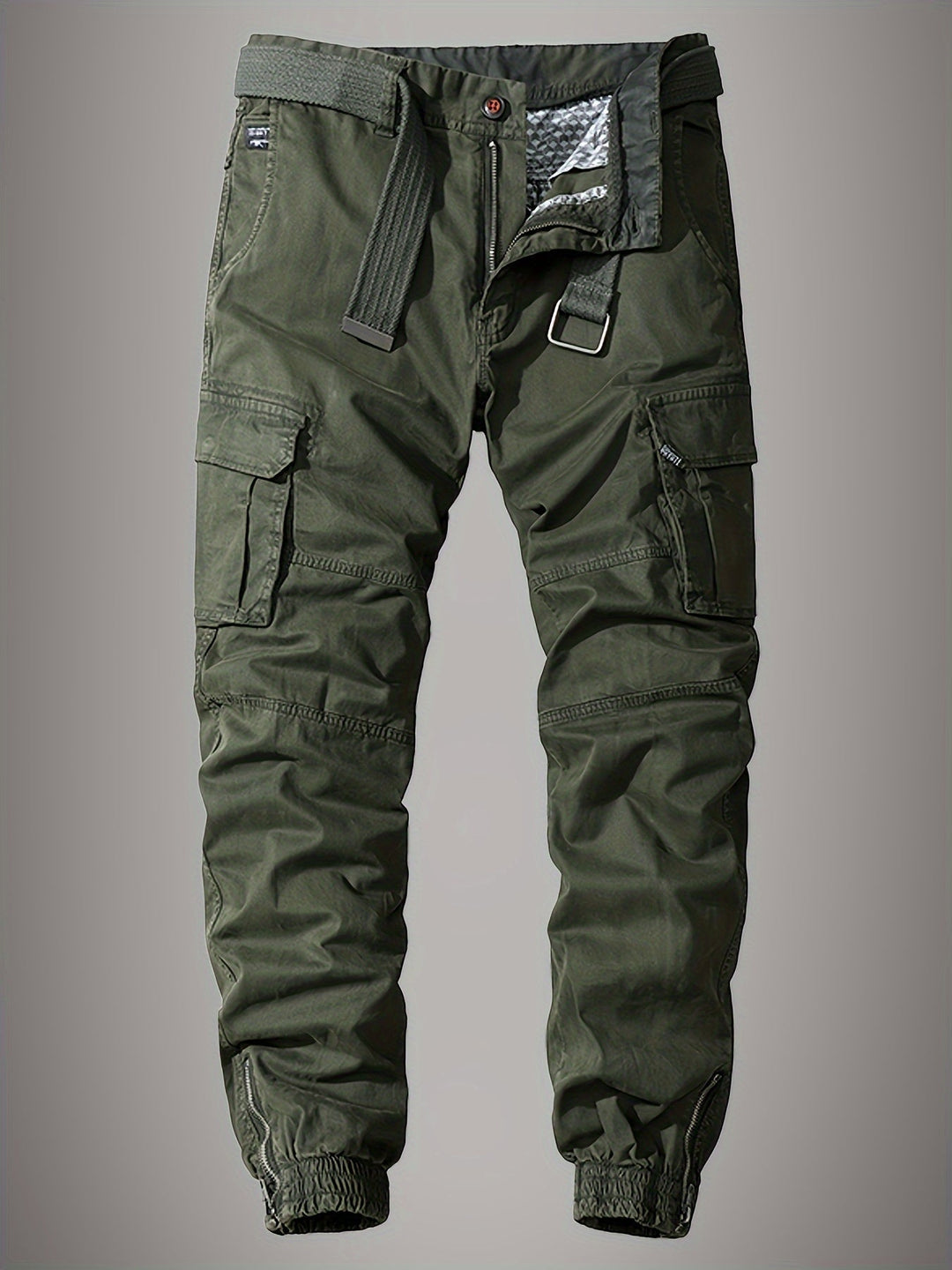 Bequeme Herren Cargohose Mit Gummizug - IdealeKleiden