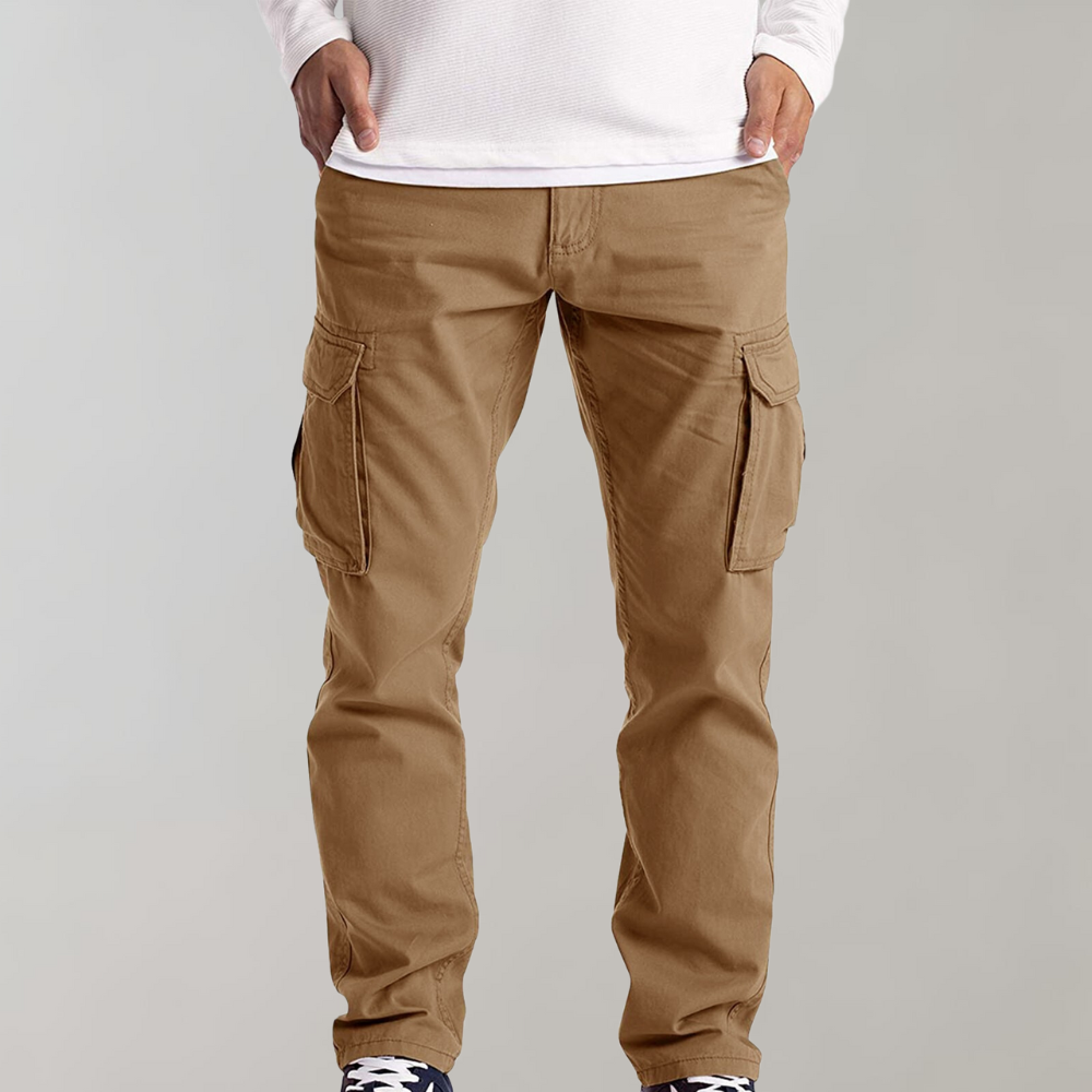 Bequeme Herren Cargohosen Straight Fit