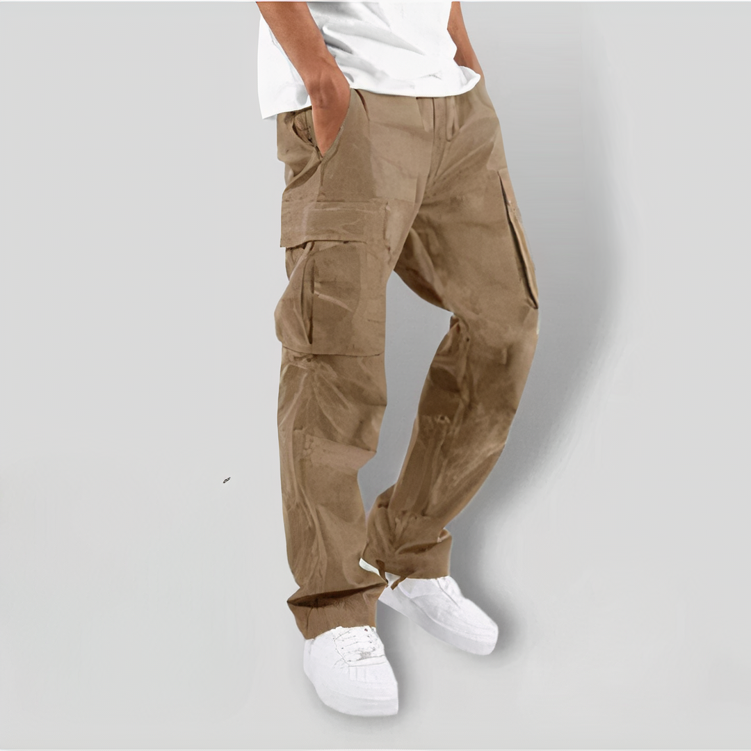 Bequeme Herren Cargohose Casual Lockeres Bein
