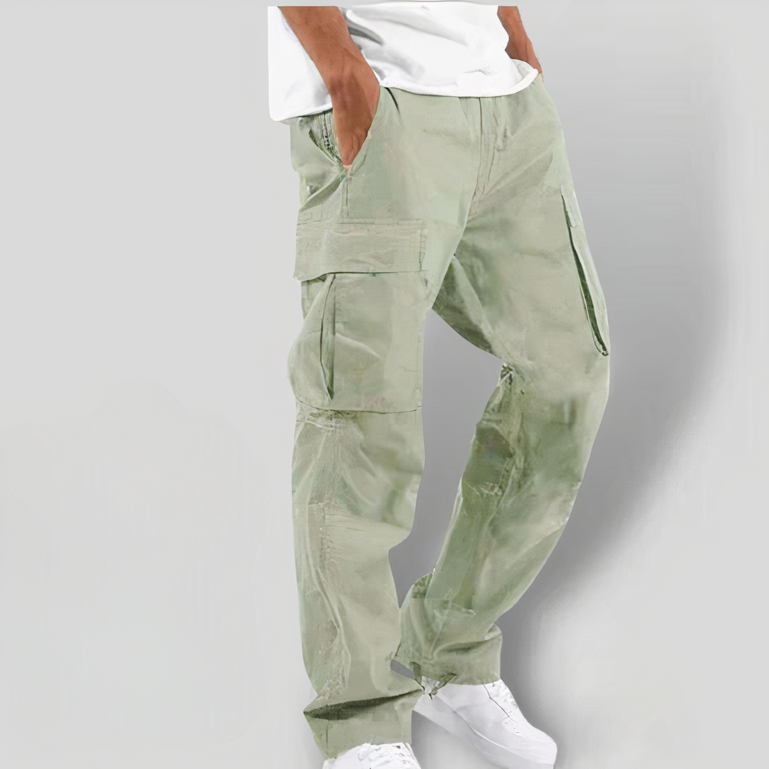 Bequeme Herren Cargohose Casual Lockeres Bein