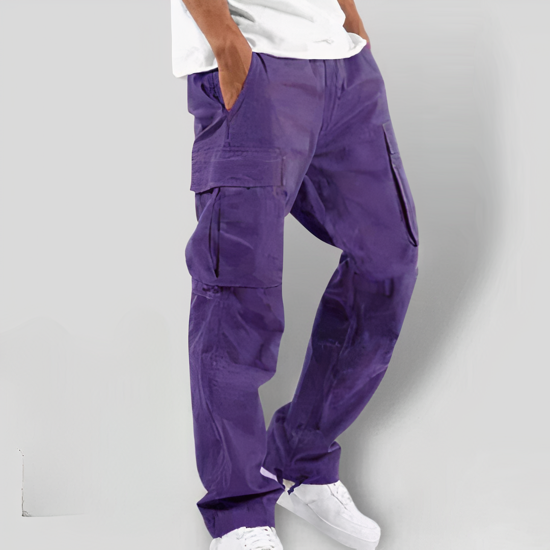 Bequeme Herren Cargohose Casual Lockeres Bein