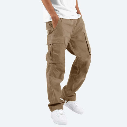 Herren Cargo Hosen Bequem Gerade