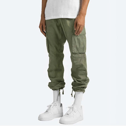 Bequeme Herren Cargo-Hosen Gerader Schnitt