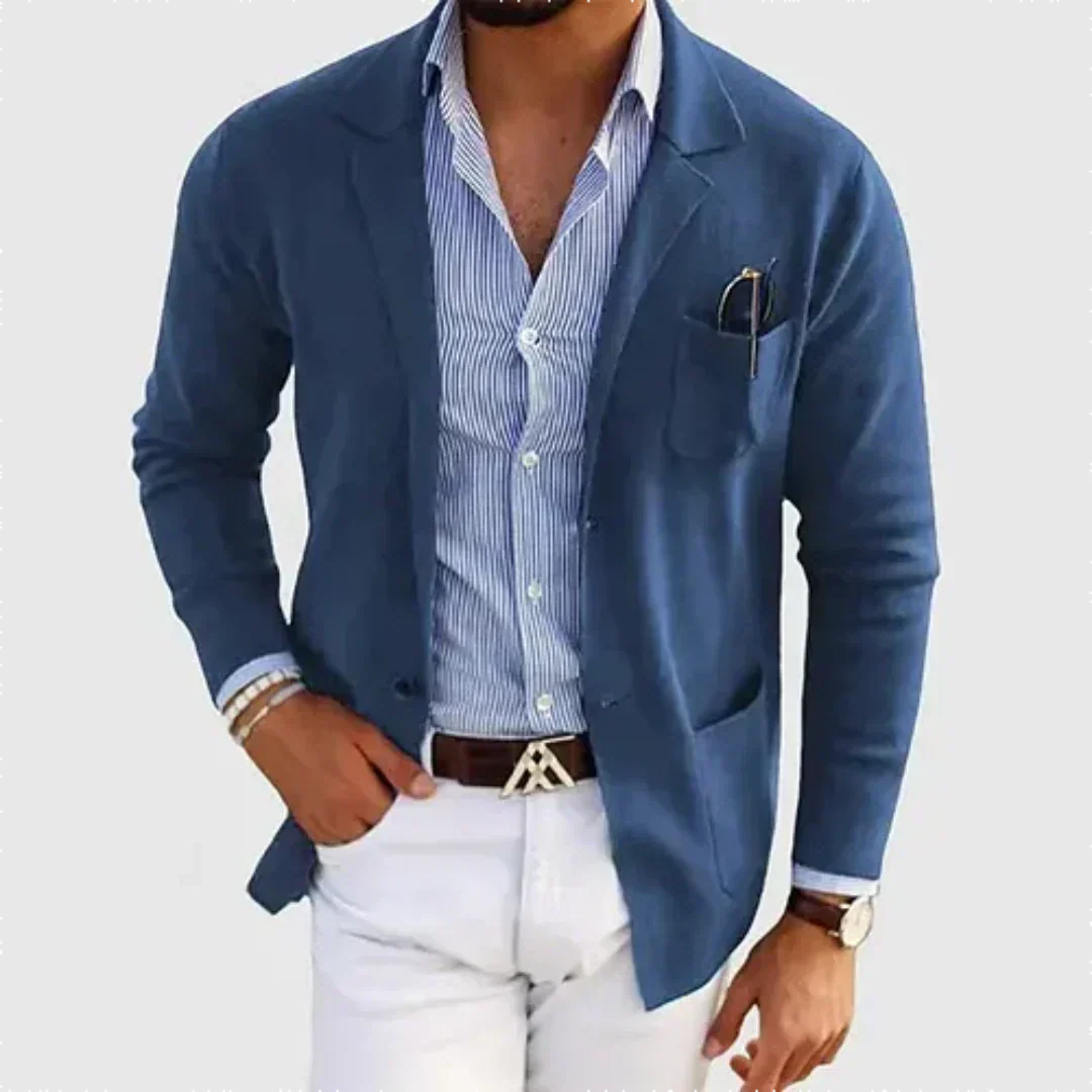 Stilvolle Herren Blazer Freizeitlook - IdealeKleiden