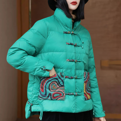 Stylische Winterjacke Frauen Warm & Elegant