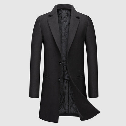 Eleganter Wollmantel Morrison Prag Stil