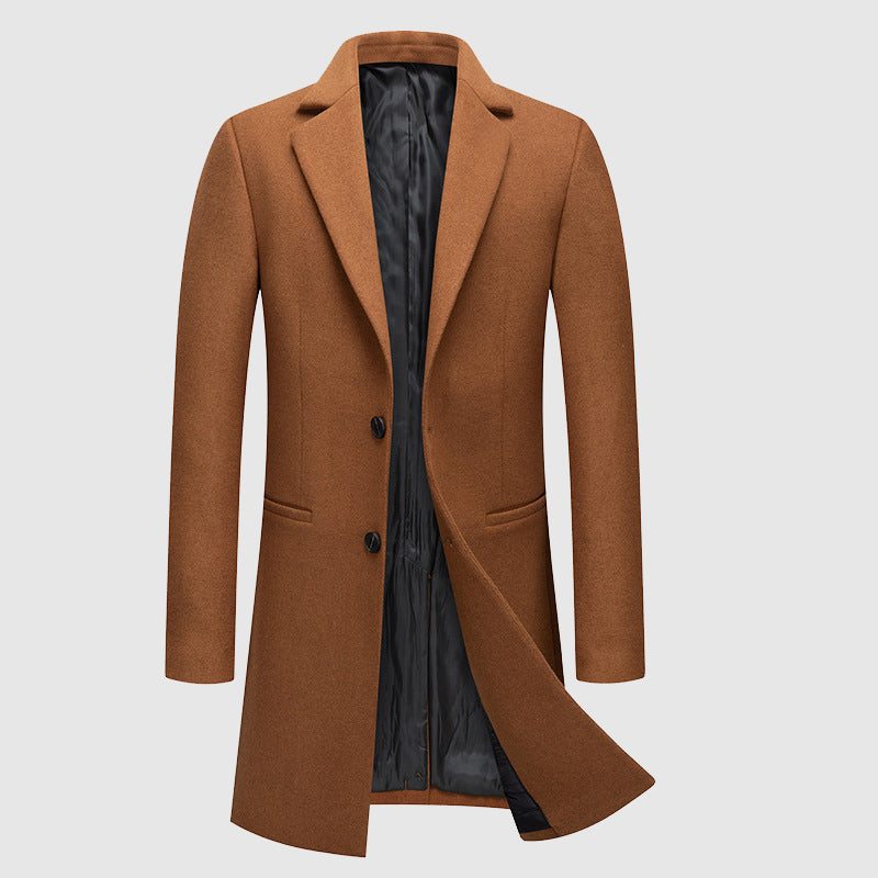 Eleganter Wollmantel Morrison Prag Stil