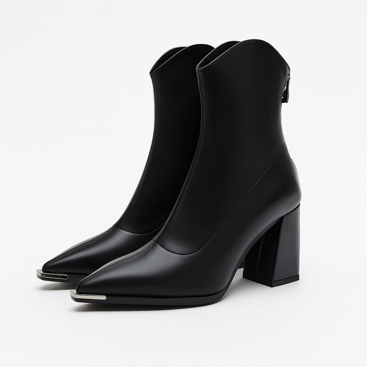 Damen Stiefeletten Frühjahr Elegant Spitz