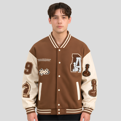 Retro Jacke Gestickt Vintage Style Damen