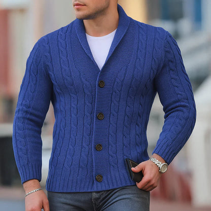 Klassischer Herren Strickpullover Warm