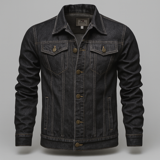 Herren Denim Jacke Modern Style - IdealeKleiden