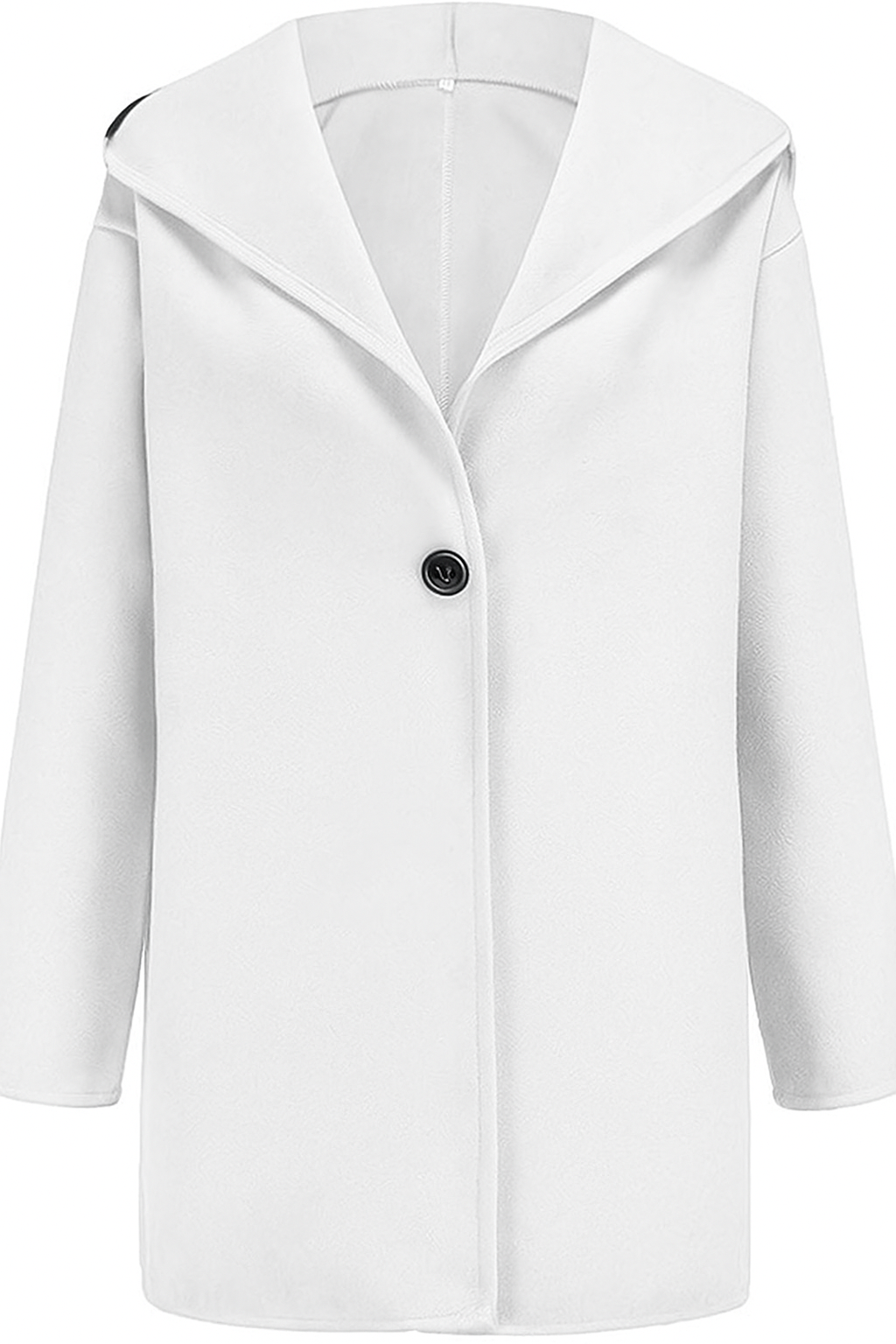 Eleganter Kapuzenmantel Slim Fit Wintermantel