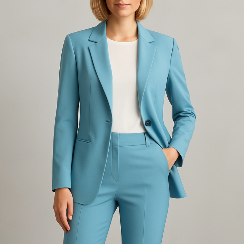 Eleganter Zweiteiler Damenanzug - IdealeKleiden