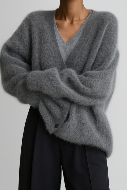 Damen Cardigan Luxus Kaschmir Herbstmode