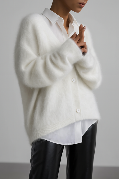 Damen Cardigan Luxus Kaschmir Herbstmode