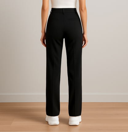 Schlanke Frauenhose Hochtailliert Elegant - IdealeKleiden