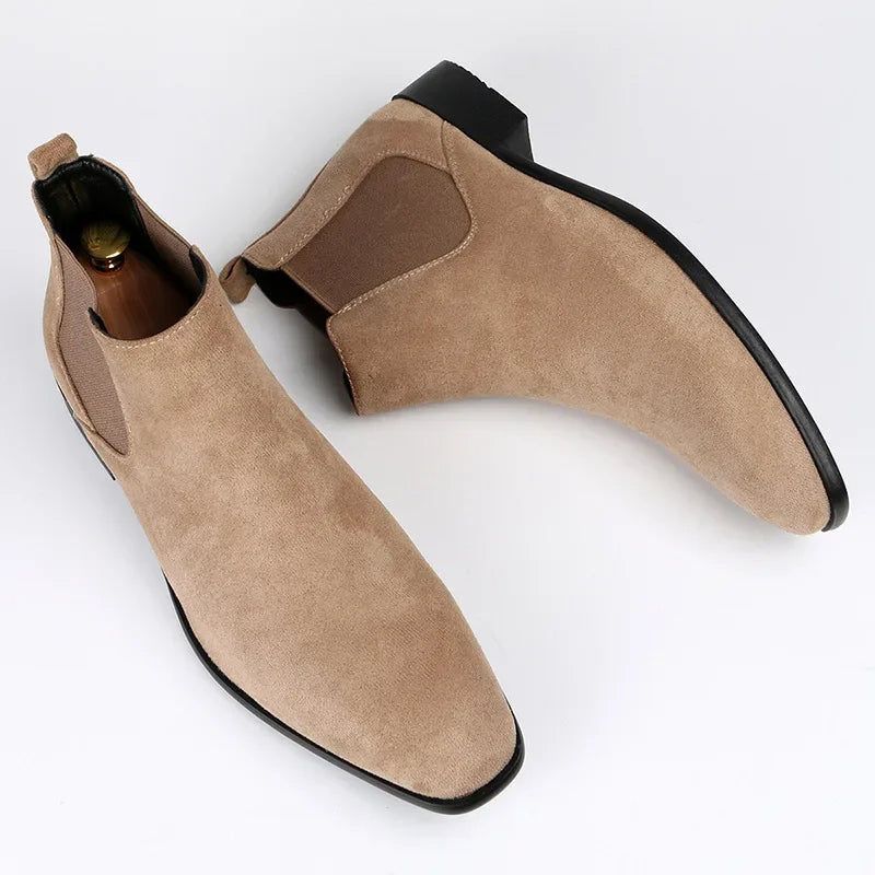 Herren Stiefel Wildleder Chic Design - IdealeKleiden
