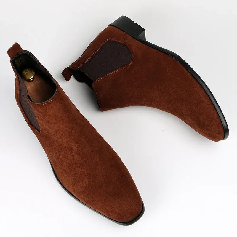 Herren Stiefel Wildleder Chic Design