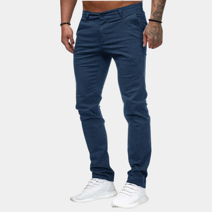 Herren Chinos Hose Slim Fit Stretch