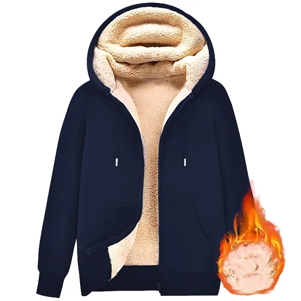 Weiches Winter-Hoodie aus Merinowolle
